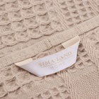 Полотенце вафельное SL HOME: Chess «Саббиа», 90×150 см, хлопок 100%, коричневое - Фото 6