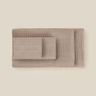 Полотенце вафельное SL HOME: Chess «Саббиа», 100×180 см, хлопок 100%, коричневое - Фото 4