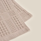 Полотенце вафельное SL HOME: Chess «Саббиа», 100×180 см, хлопок 100%, коричневое - Фото 7