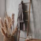 Халат махровый мужской SL HOME: Basic «Софт Мист», размер M, хлопок 100%, серый - Фото 12