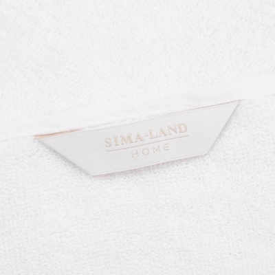 Полотенце махровое SL HOME: Floral «Блан де Блан», 90×150 см, хлопок 100%, белое