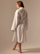 Халат вафельный женский SL HOME: Basic «Блан де Блан», размер 44-46, белый - Фото 7