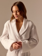 Халат вафельный женский SL HOME: Basic «Блан де Блан», размер 46-48, белый - Фото 2