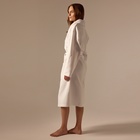 Халат вафельный женский SL HOME: Waffle «Блан де Блан», размер 44-46, белый - Фото 6