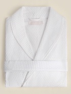 Халат вафельный женский SL HOME: Waffle «Блан де Блан», размер 46-48, белый - Фото 12