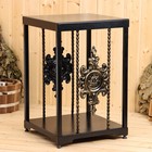 Дровница "Пламя императора" 390*390*590 мм. 7 кг. - фото 23707464