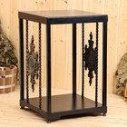 Дровница "Пламя императора" 390*390*590 мм. 7 кг. - фото 23707465