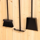 Каминный набор, настенный с полкой "Лофт" 600*150 мм, - фото 23707470