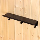 Каминный набор, настенный с полкой "Лофт" 600*150 мм, - фото 23707471