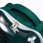 Рюкзак для переноски животных "Котик", прозрачный, 34 х 25 х 40 см, зелёный - Фото 9