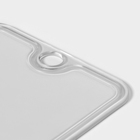 Доска разделочная, 21×33 см, пластик, цвет мрамора - Фото 3