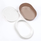 Лоток для кошек с сеткой и бортом «Космо» 51.9×37.8×21.3 см, коричневый - Фото 7