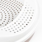 Лоток для кошек с бортом, сеткой и совком «Космо» 51.9×37.8×21.3 см, коричневый - Фото 7