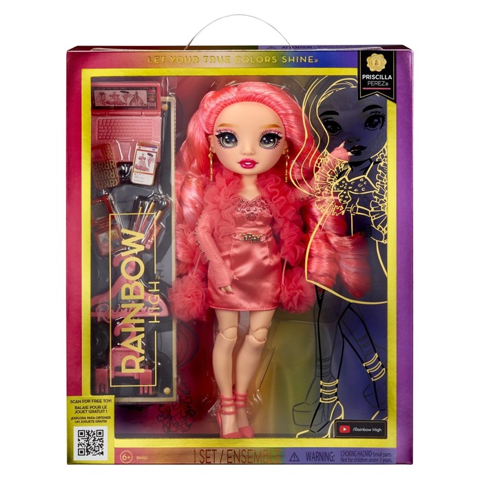 Кукла «Пресцила Пэрез», rainbow high, 28 см, с аксессуарами