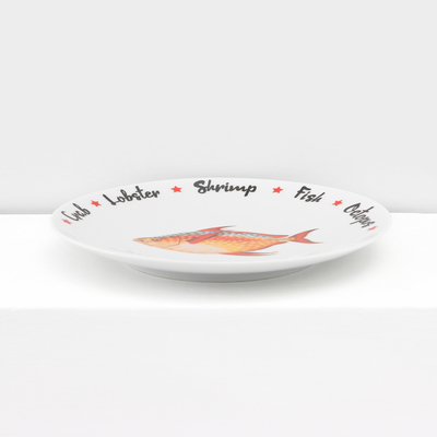 Набор фарфоровых тарелок «Sealife», 6 предметов