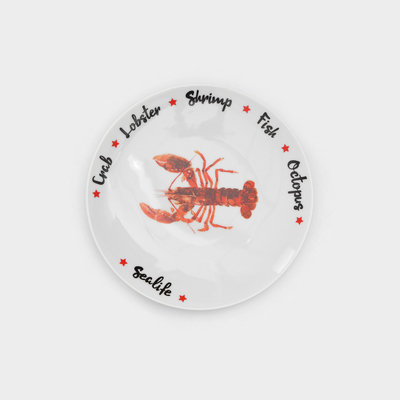 Набор фарфоровых тарелок «Sealife», 6 предметов