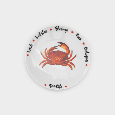 Набор фарфоровых тарелок «Sealife», 6 предметов