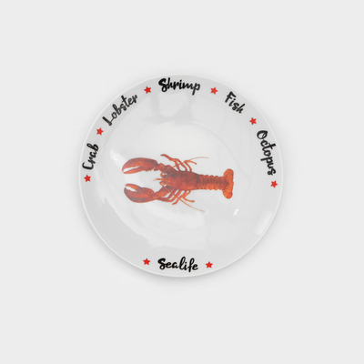 Набор фарфоровых тарелок «Sealife», 6 предметов