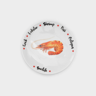 Набор фарфоровых тарелок «Sealife», 6 предметов