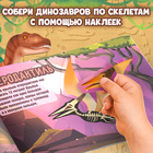 Книга с наклейками «Динозавры. Чей это скелет?» 10085423 - фото 13014999