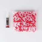 Игрушка помпонами «Медведь», белый розовый - Фото 5