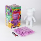 Игрушка помпонами «Медведь», сиреневый - Фото 2