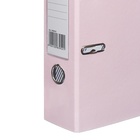 Пaпкa-регистратор А4 75мм Calligrata ламинированная, бледно розовый - фото 9295213