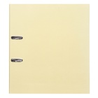 Папка-регистратор, Calligrata, А4, 75 мм, ламинированная, бежевая - Фото 4