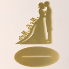 Топпер для торта «M&M», золотой - Фото 3