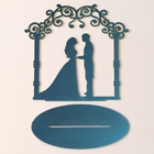 Топпер для торта «Свадебная церемония», золотой - Фото 4