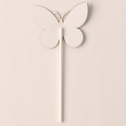 Топпер для торта «Бабочки», набор 5 шт., синий - Фото 3