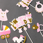 Набор для украшения «С днём рождения, доченька», набор 7 шт. - фото 321155202