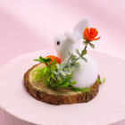 Пасхальный декор «Зайка с морковкой» 8 × 8 × 7 см - фото 9295402