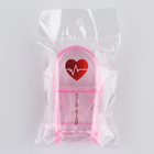 Таблетница с таблеторезкой «Сердце», 1 секция, 8.5 х 4 х 2.5 см - фото 9126928