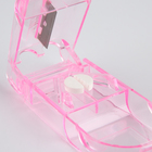 Таблетница с делителем «Сердце», 1 секция, 8.5 х 4 х 2.5 см. (комплект 2 шт) - фото 25418368