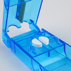 Таблетница с делителем «Счастье быть здоровым», 1 секция, 8.5 х 4 х 2.5 см. 10112729