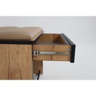 Тумба мини Ольга-Лофт  5.1, Дуб крафт зол/Т.серый - фото 23700378