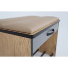 Тумба мини Ольга-Лофт  5.1, Дуб крафт зол/Т.серый - фото 23700379