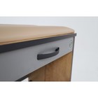 Тумба мини Ольга-Лофт  5.1, Дуб крафт зол/Т.серый - фото 23700380