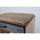 Тумба мини Ольга-Лофт  5.1, Дуб крафт зол/Т.серый - фото 23700382