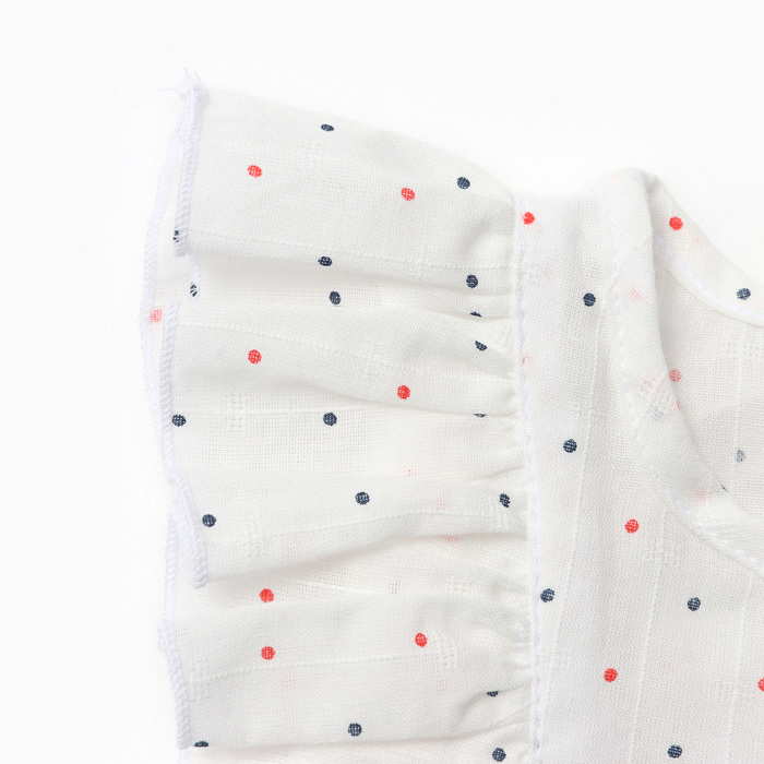Блузка для девочки MINAKU, цвет белый, рост 116 см