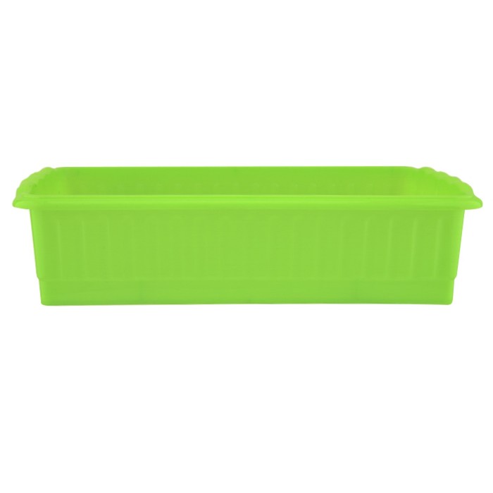 Ящик для рассады, 32 × 16 × 8 см, зелёный - Фото 1