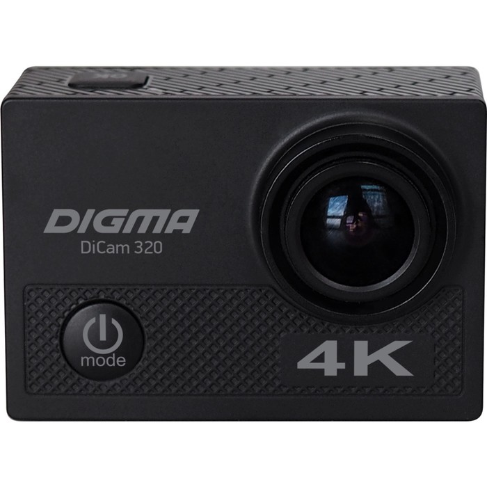 Экшн-камера Digma DiCam 320 черный - Фото 1