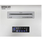 Шредер Office Kit S535 3,8x40 белый (секр.P-4) фрагменты 35лист. 50лтр. скобы пл.карты CD - Фото 7