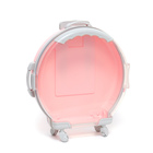 Набор косметики для девочки "Чемодан на колёсах", розовый, с накладными ногтями - фото 9387762