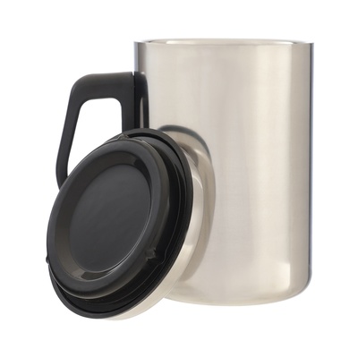 Термокружка, 500 мл, Сталь, сохраняет тепло 2 ч, 13.5 х 8.3 см