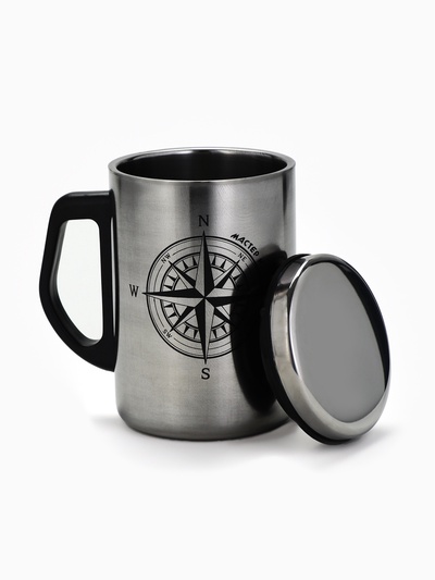 Термокружка, 500 мл, «Компас», сохраняет тепло 2 ч, 13.5×8.3 см