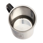 Термокружка «Герб России», 500 мл, сохраняет тепло 2 ч, сталь, 13.5×8.3 см - Фото 5