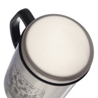 Термокружка «Герб России», 500 мл, сохраняет тепло 2 ч, сталь, 13.5×8.3 см - Фото 7