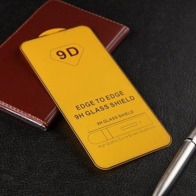 Защитное стекло для iPhone 13 Pro Max/14 Plus, 9H, 0.33 мм, чёрное